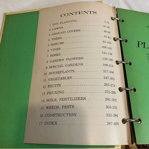 Better Homes and Gardens - New Garden Book - 5 Ring Binder - 1st Printing - 1968 - Picture 5 of 11